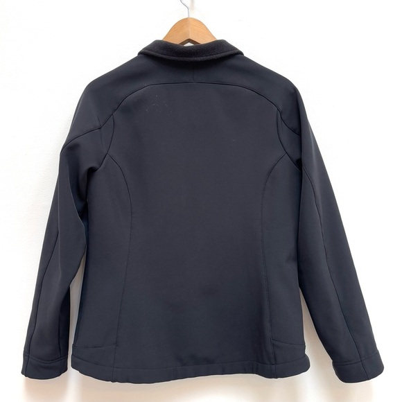 L.L. Bean Women's Fleece Lined Soft Shell Jacket Windbreaker Black Small - Picture 4 of 11